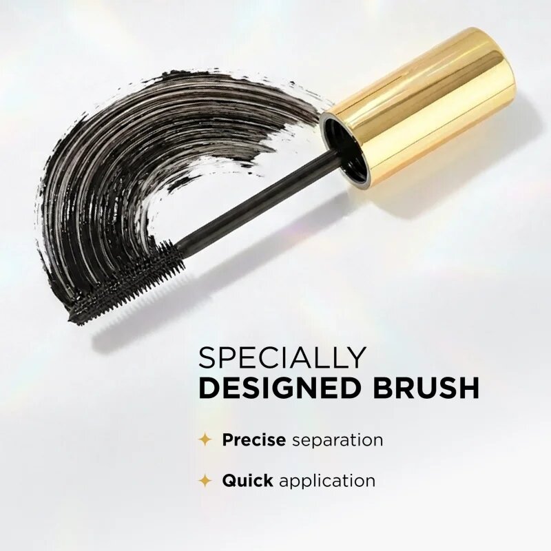 Eveline Cosmetics Celebrity Eyes szempillaspirál az extra hosszú pillákért árnyalat Black 7 ml