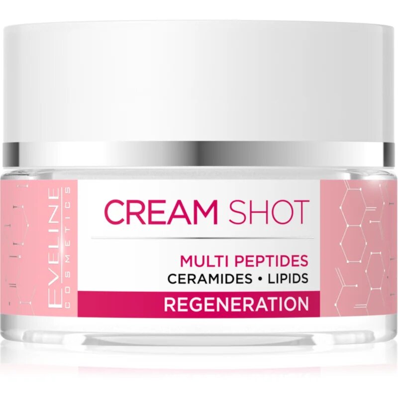 Eveline Cosmetics Cream Shot Multi Peptides regeneráló krém az öregedés jelei ellen 50 ml