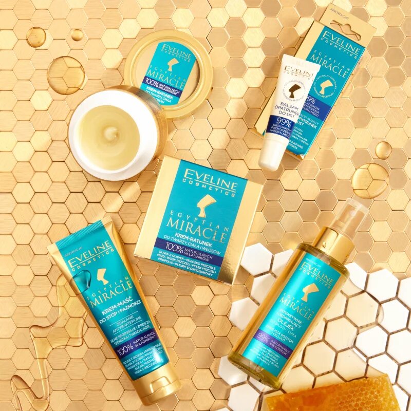 Eveline Cosmetics Egyptian Miracle feszesítő olaj testre és mellkasra 150 ml