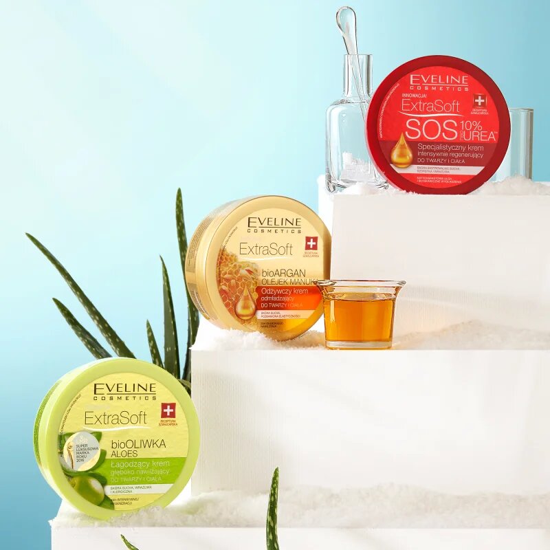 Eveline Cosmetics Extra Soft SOS intenzív regeneráló krém testre és arcra 175 ml