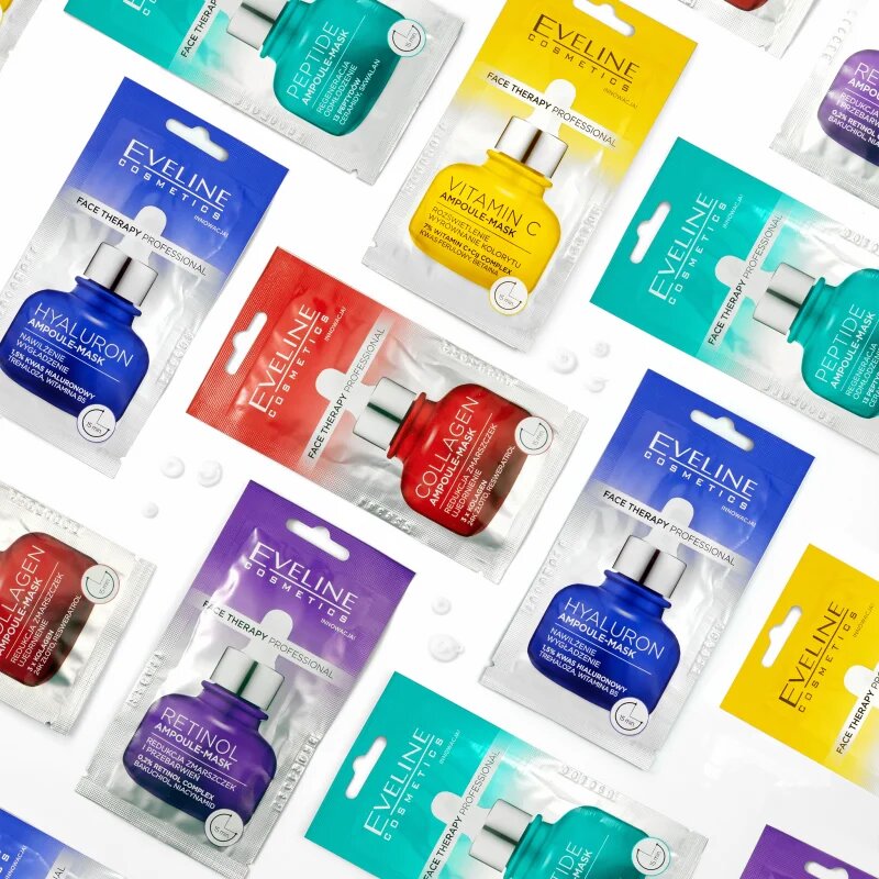Eveline Cosmetics Face Therapy Hyaluron krémes maszk hidratáló hatással 8 ml
