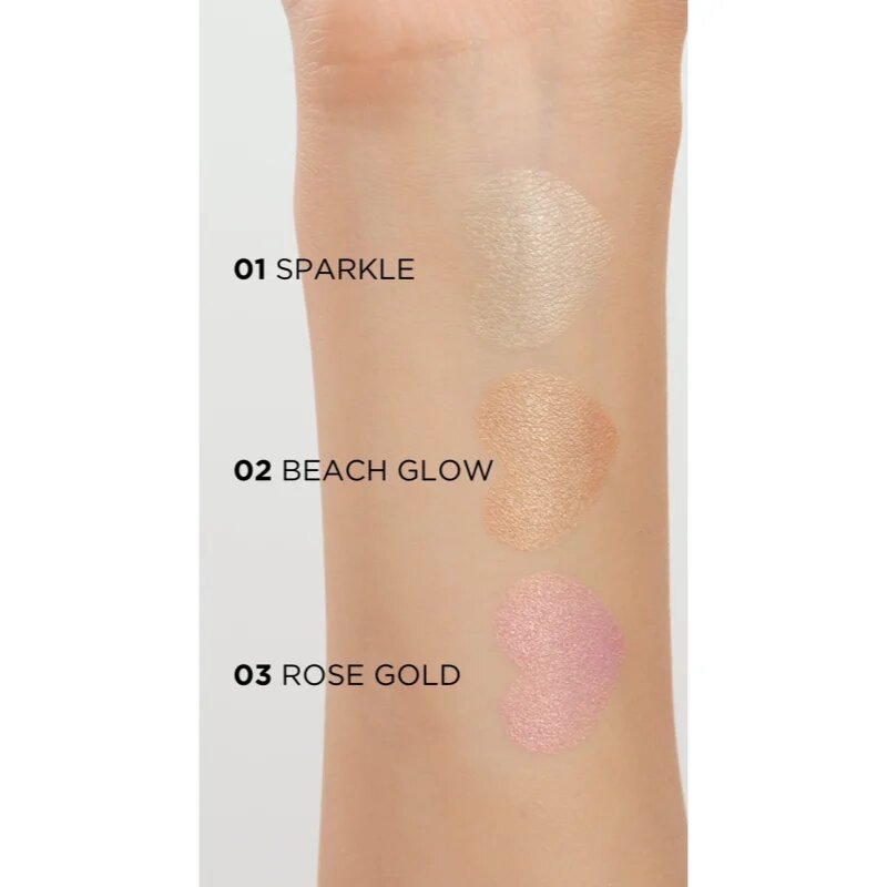 Eveline Cosmetics Feel The Glow highlighter árnyalat 02 Beach Glow 42 g