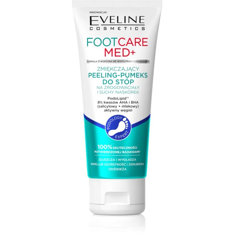 Eveline Cosmetics Foot Care Med gyengéd hidratáló peeling lábakra 100 ml