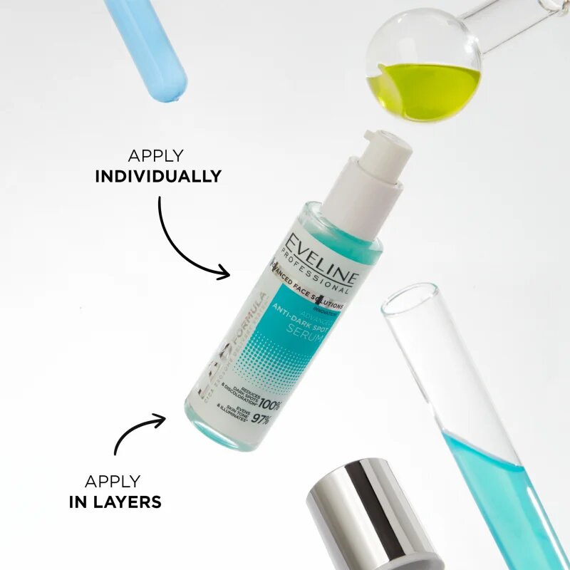 Eveline Cosmetics LAB Formula 20% Solution tónusegyesítő ápolás hiperpigmentációs arcbőrre 30 ml