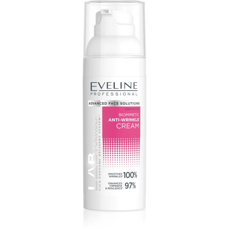 Eveline Cosmetics LAB Formula 5% Solution nyugtató biomimetikus krém a ráncok ellen 50 ml