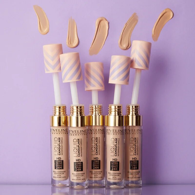 Eveline Cosmetics Liquid Camouflage vízálló korrektor hialuronsavval árnyalat 2.5 75 ml