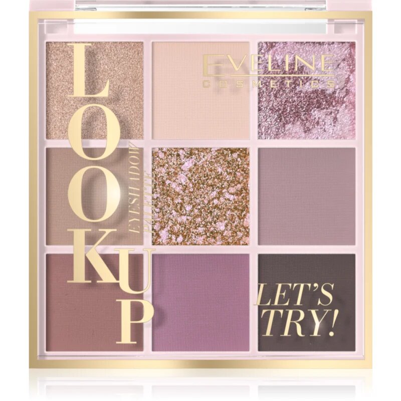 Eveline Cosmetics Look Up Let's Try! szemhéjfesték paletta 108 g