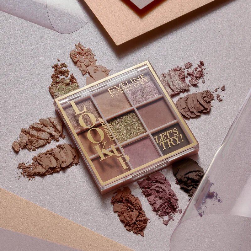 Eveline Cosmetics Look Up Let's Try! szemhéjfesték paletta 108 g