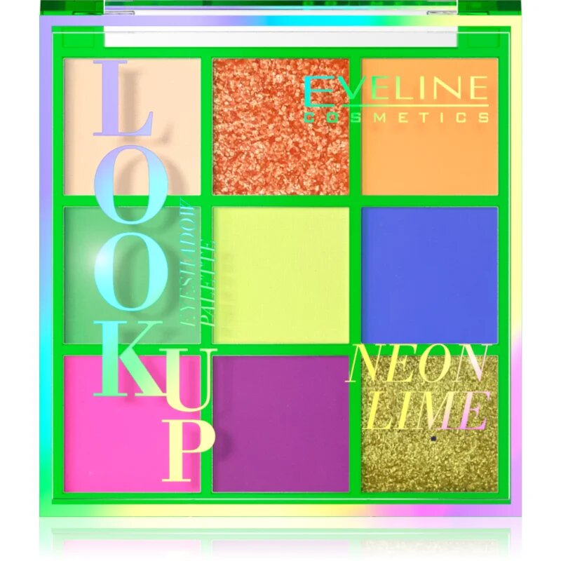 Eveline Cosmetics Look Up Neon Lime szemhéjfesték paletta 108 g