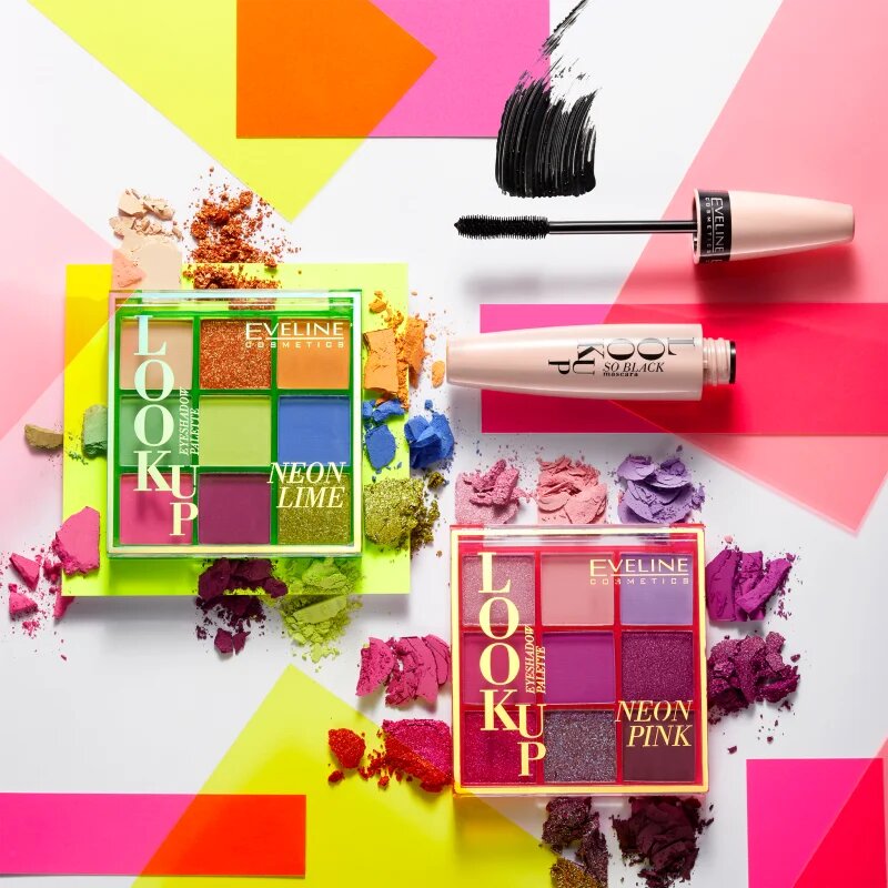 Eveline Cosmetics Look Up Neon Lime szemhéjfesték paletta 108 g