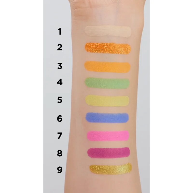 Eveline Cosmetics Look Up Neon Lime szemhéjfesték paletta 108 g