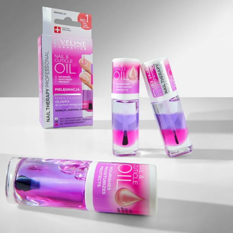 Eveline Cosmetics Nail & Cuticle Oil tápláló körömolaj 8 ml