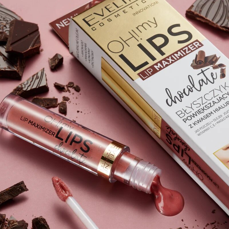 Eveline Cosmetics OH! my LIPS Lip Maximizer ajakfény méhméreggel árnyalat Chocolate 4.5 ml