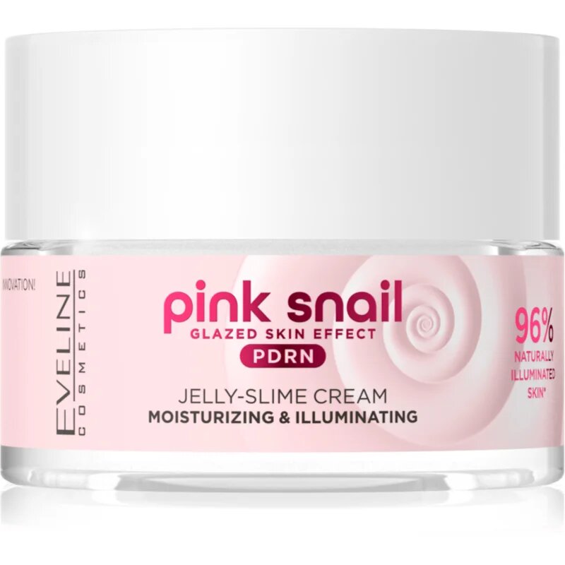 Eveline Cosmetics Pink Snail Glazed Skin Effect élénkítő krém 50 ml