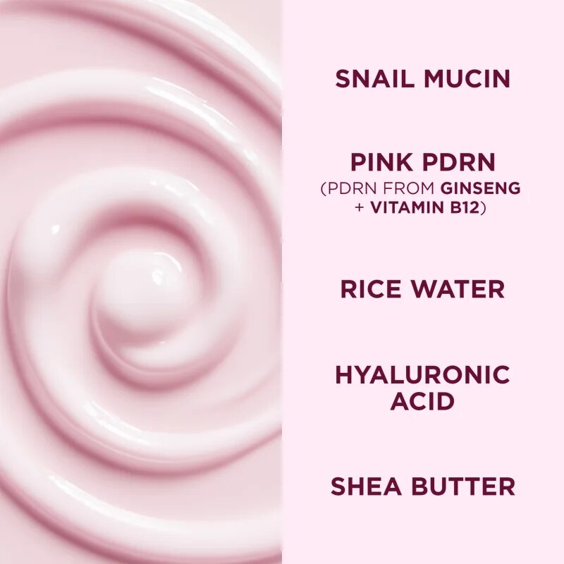 Eveline Cosmetics Pink Snail Glazed Skin Effect élénkítő krém 50 ml