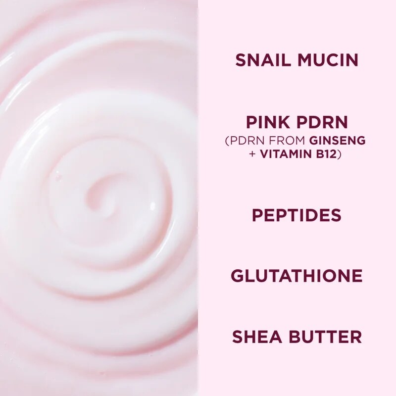 Eveline Cosmetics Pink Snail Glazed Skin Effect élénkítő szérum az arcra 30 ml