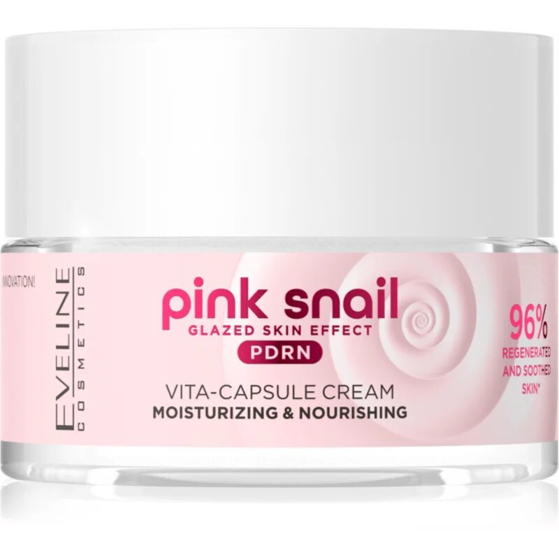 Eveline Cosmetics Pink Snail Glazed Skin Effect ránctalanító élénkítő krém 50 ml