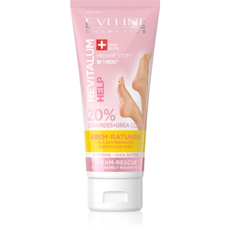 Eveline Cosmetics Revitalum regeneráló és hidratáló krém lábfejre 75 ml
