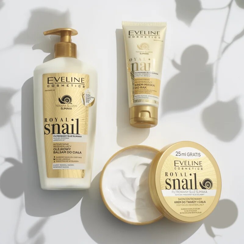 Eveline Cosmetics Royal Snail intenzív hidratáló testbalzsam 350 ml