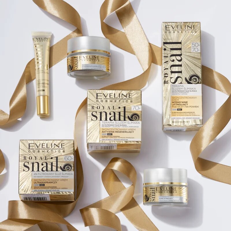 Eveline Cosmetics Royal Snail nappali és éjszakai krém 60+ fiatalító hatással 50 ml