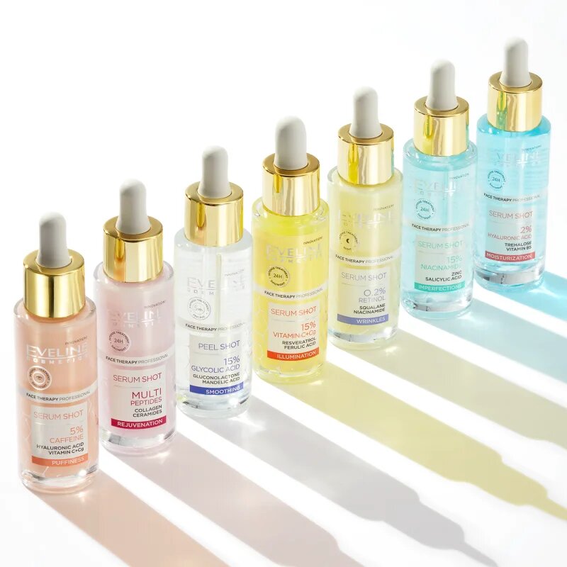 Eveline Cosmetics Serum Shot 10% Niacinamide bőr szérum zsíros és problémás bőrre 30 ml