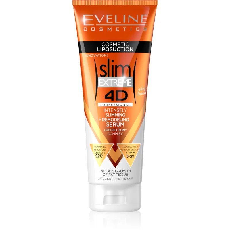 Eveline Cosmetics Slim Extreme testápoló szérum hűsítő hatással 250 ml