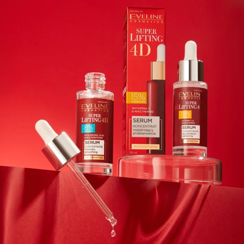 Eveline Cosmetics Super Lifting 4D 8% complex kisimító szérum 30 ml