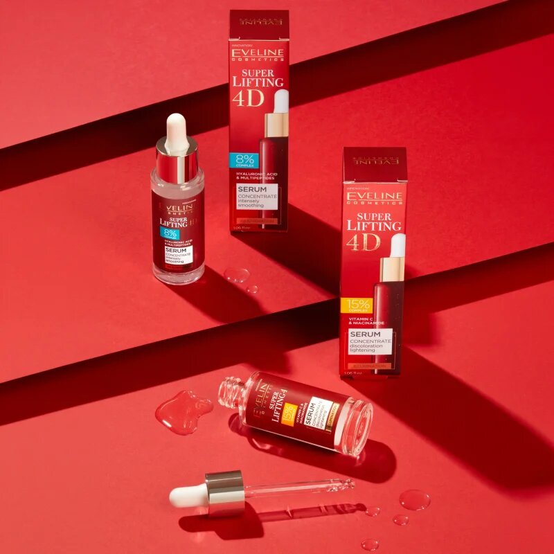 Eveline Cosmetics Super Lifting 4D 8% complex kisimító szérum 30 ml