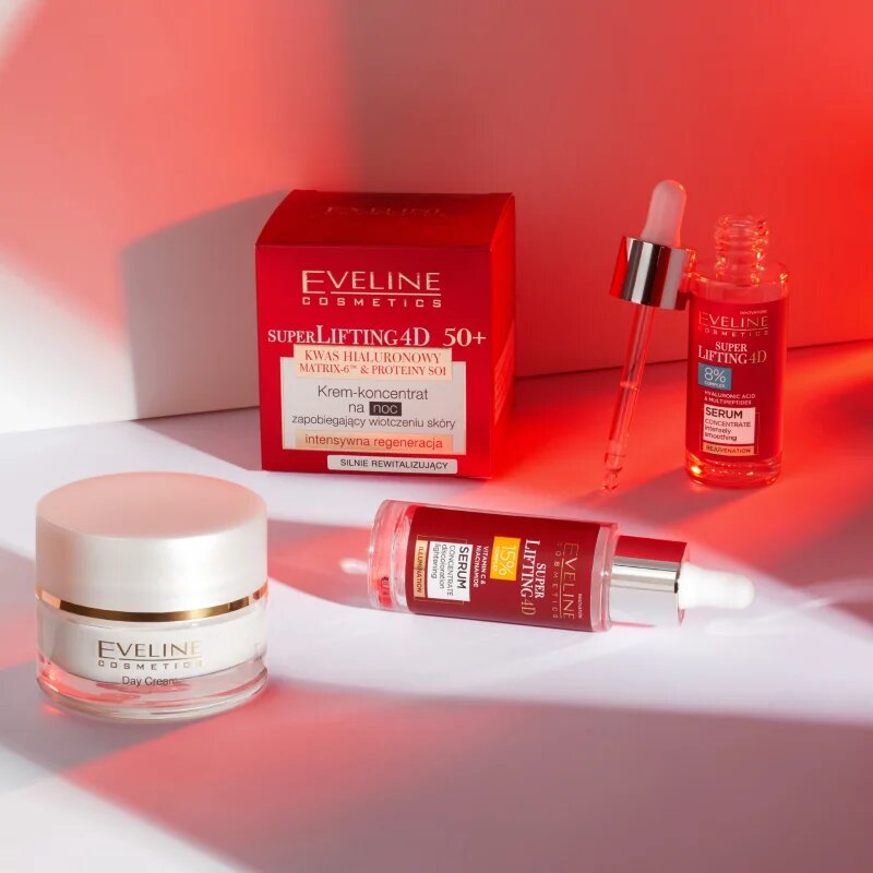 Eveline Cosmetics Super Lifting 4D 8% complex kisimító szérum 30 ml
