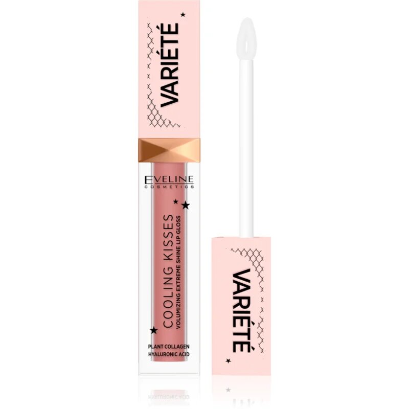 Eveline Cosmetics Variété Cooling Kisses hidratáló ajakfény hűsítő hatással árnyalat 03 Star Glow 68 ml