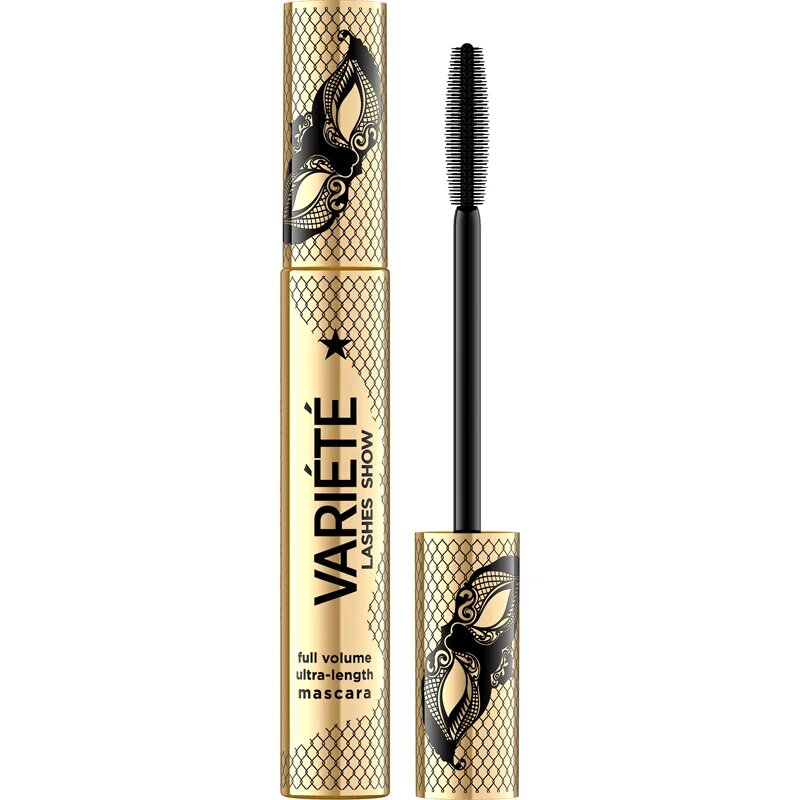 Eveline Cosmetics Variété Lashes Show hosszabbító göndörítő és dúsító szempillaspirál 10 ml