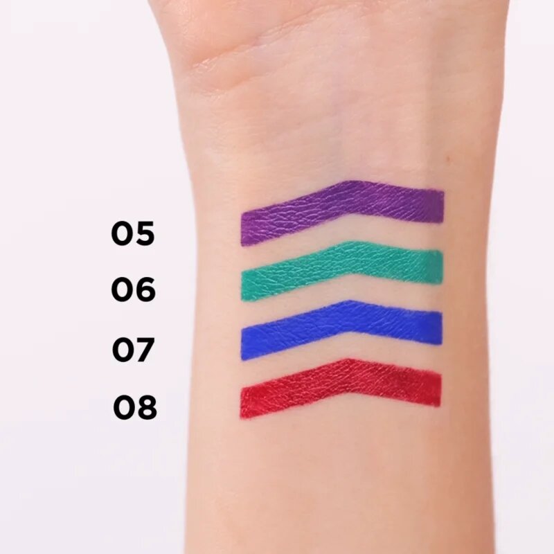 Eveline Cosmetics Variété tartós vízálló szemhéjtus árnyalat 08 Ultrared 2.8 ml