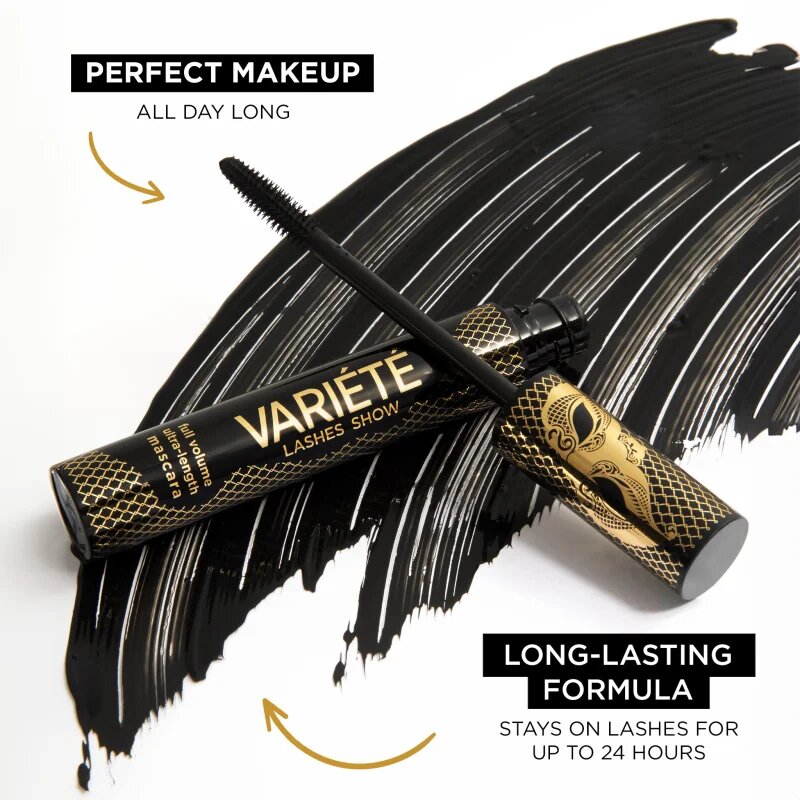Eveline Cosmetics Veriété Lashes Show dúsító szempillaspirál árnyalat Black 10 ml