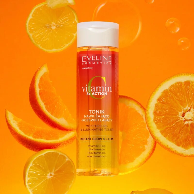 Eveline Cosmetics Vitamin C 3x Action élénkítő tonik 200 ml