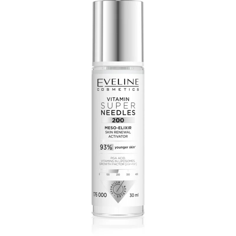 Eveline Cosmetics Vitamin Super Needles 200 aktiváló a bőrsejtek megújulásáért 30 ml