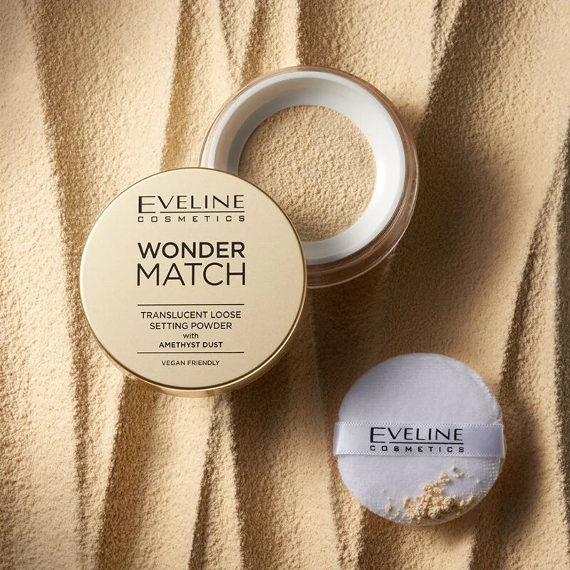 Eveline Cosmetics Wonder Match Átlátszó rögzítő por 6 g