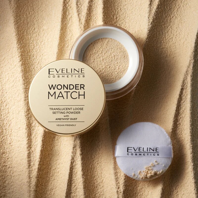 Eveline Cosmetics Wonder Match Átlátszó rögzítő por 6 g