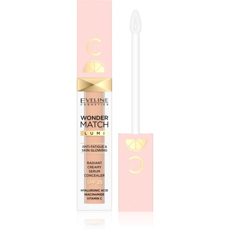 Eveline Cosmetics Wonder Match Lumi élénkítő korrektor SPF 25 árnyalat 20 Nude 68 ml