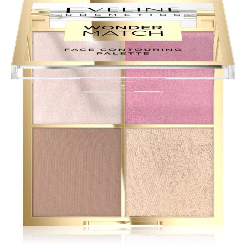 Eveline Cosmetics Wonder Match multifunkciós arc paletta 4 in 1 árnyalat 01 108 g