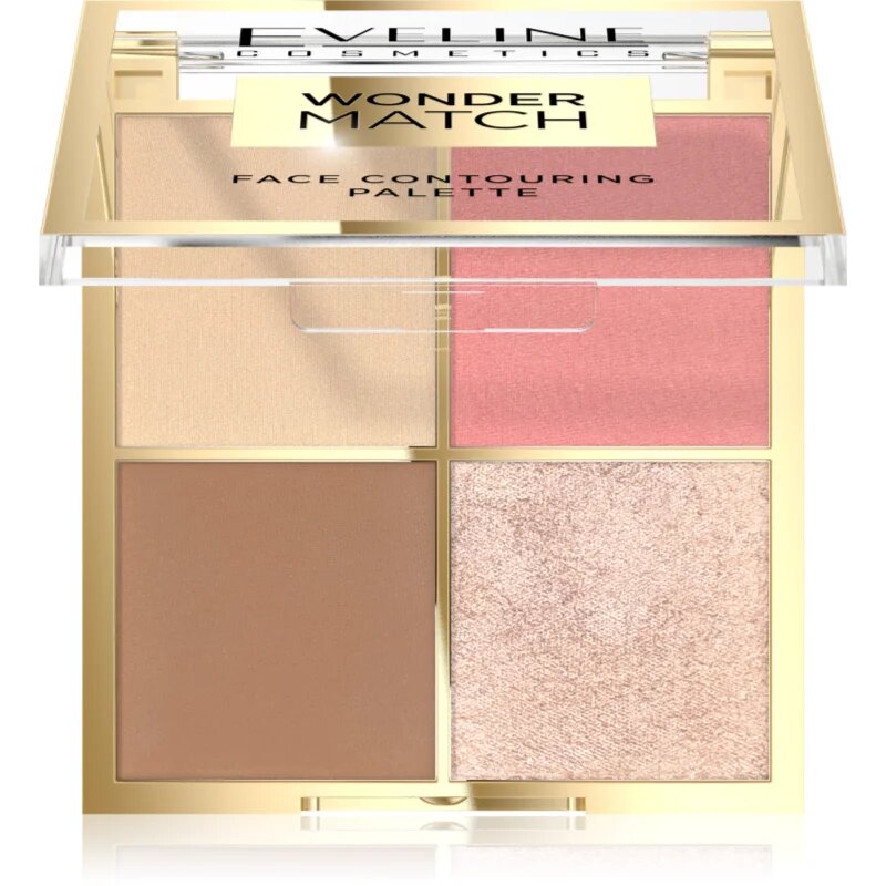 Eveline Cosmetics Wonder Match multifunkciós arc paletta 4 in 1 árnyalat 02 108 g