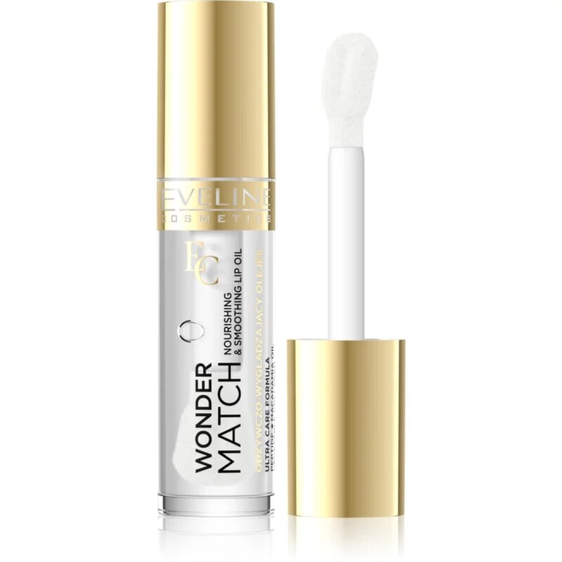 Eveline Cosmetics Wonder Match tápláló olaj az ajkakra árnyalat 01 Transparent 5 ml