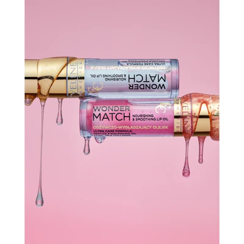 Eveline Cosmetics Wonder Match tápláló olaj az ajkakra árnyalat 01 Transparent 5 ml