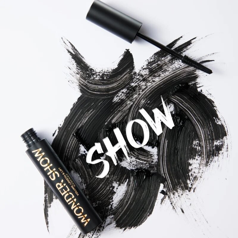 Eveline Cosmetics Wonder Show szempillaspirál a dúsabb és hosszabb pillákért 7 ml