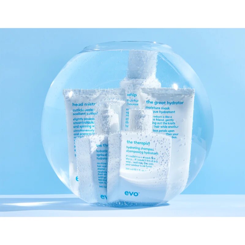 EVO Hydrate The Great Hydrator hidratáló maszk a száraz és törékeny haj fényéért 150 ml