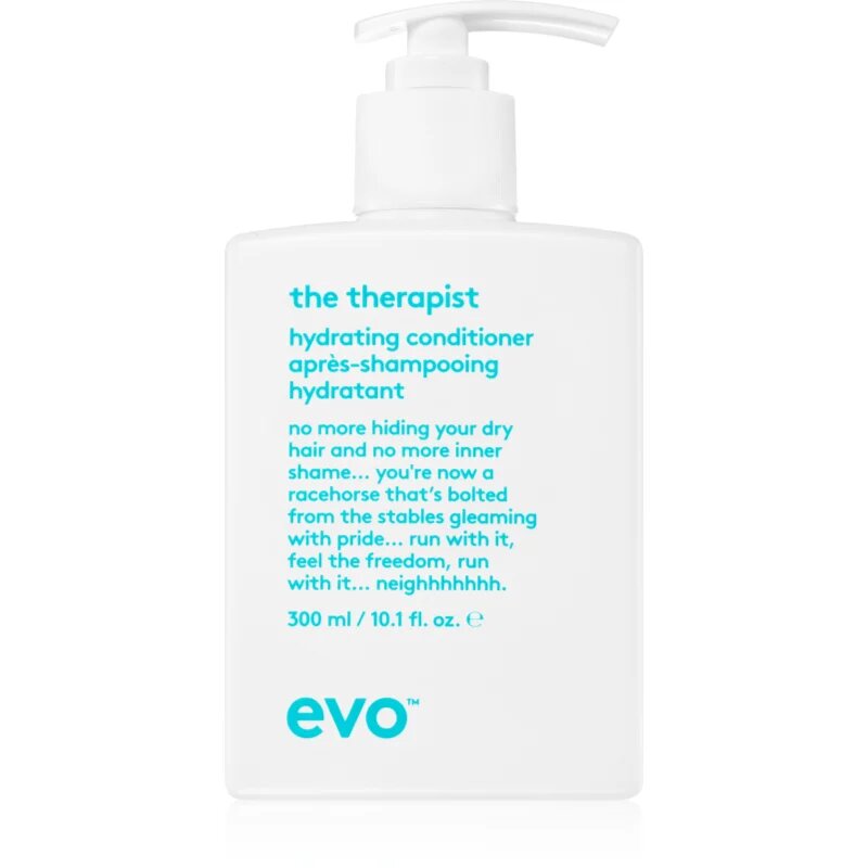 EVO Hydrate The Therapist hidratáló kondicionáló száraz és festett hajra 300 ml