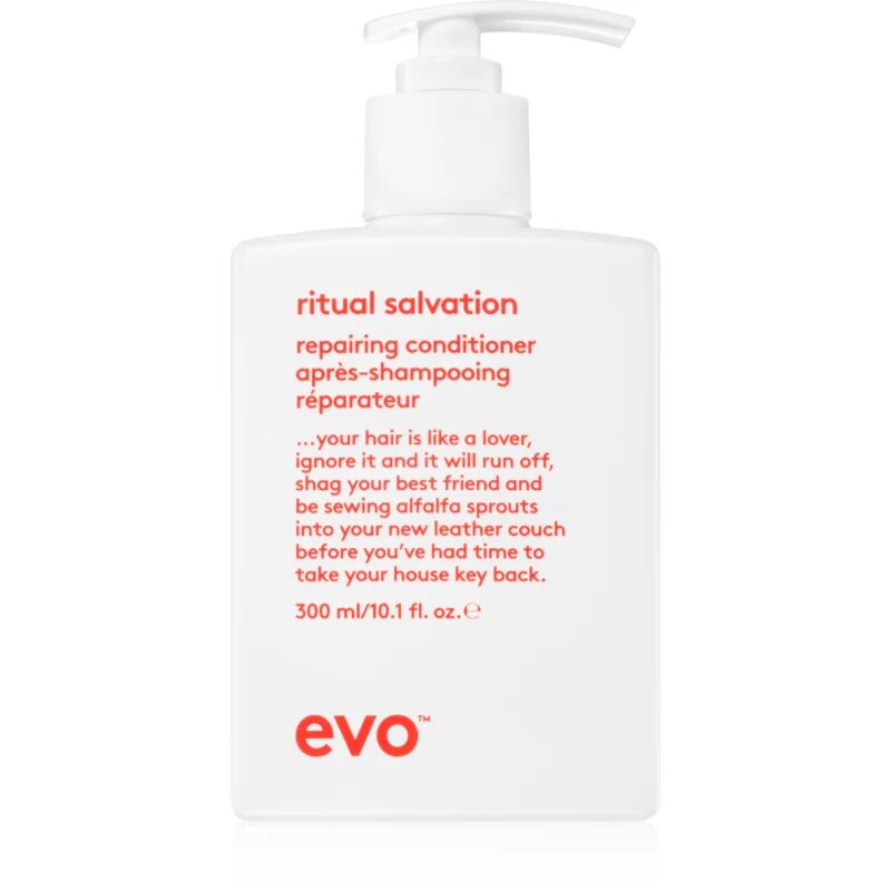 EVO Repair Ritual Salvation erősítő kondicionáló a sérült töredezett hajra 300 ml