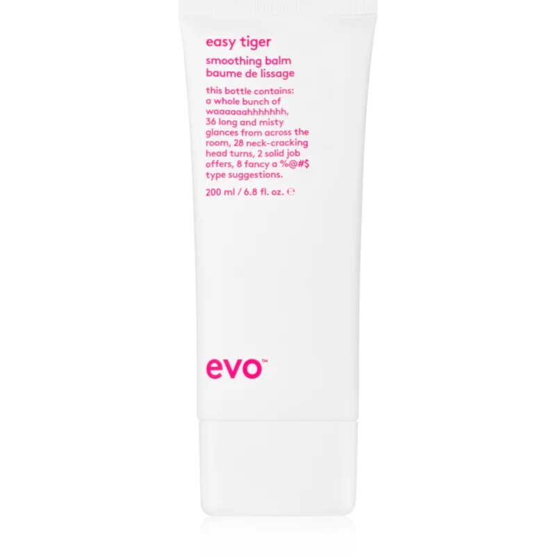 EVO Smooth Easy Tiger kisimító balzsam a rakoncátlan és töredezett hajra 200 ml