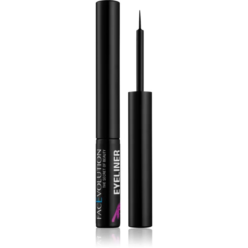FacEvolution Hairplus folyékony szemhéjtus aktív anyagokkal a szempilla növekedéséért árnyalat Black 15 ml
