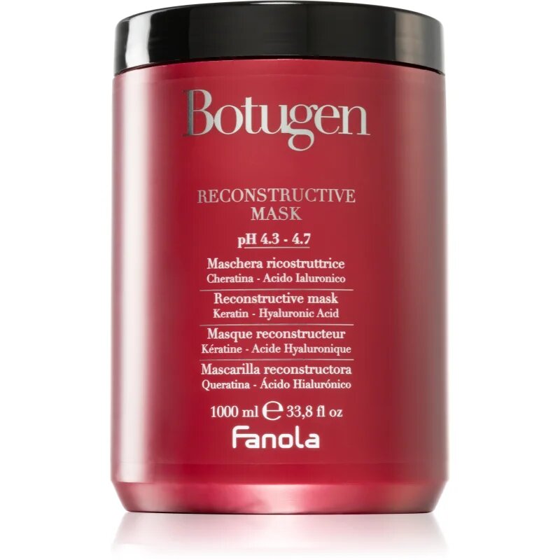 Fanola Botugen Reconstructive Mask regeneráló maszk száraz és sérült hajra 1000 ml