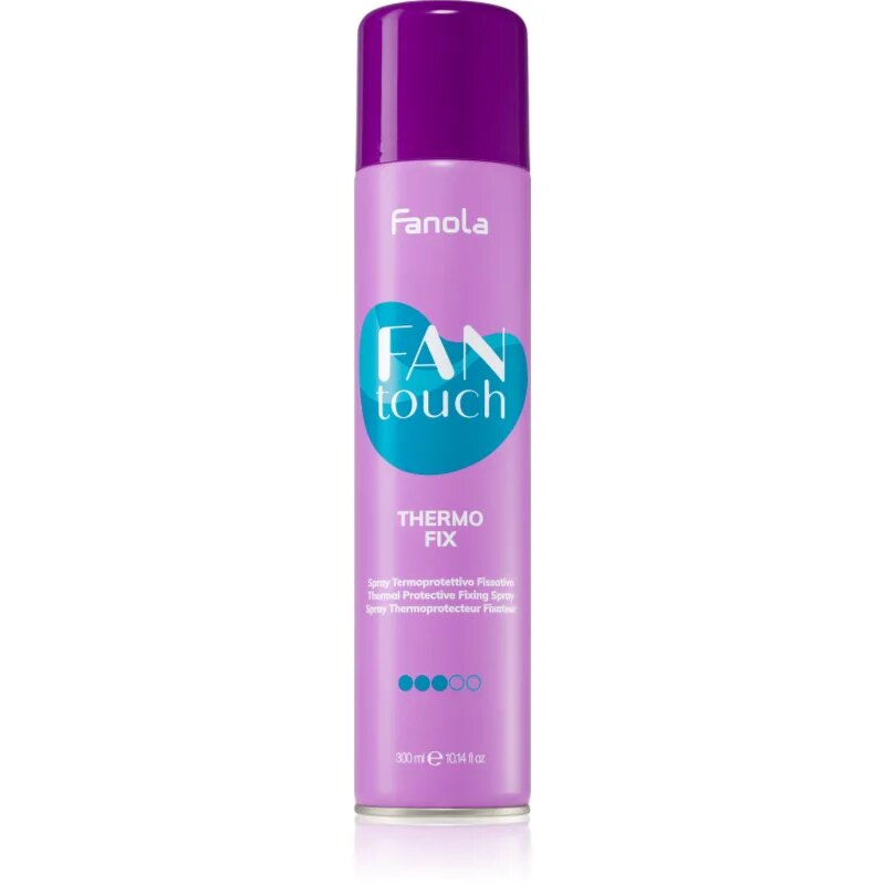 Fanola FAN touch fixáló spray a hajformázáshoz melyhez magas hőfokot használunk 300 ml